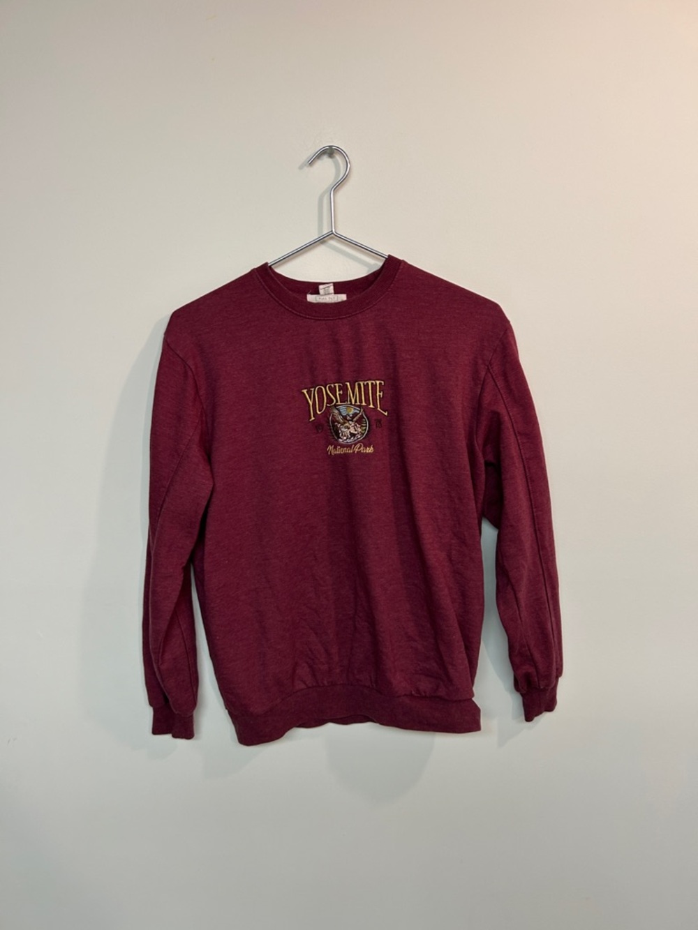 Full Tilt Maroon Yosemite Crewneck Sweatshirt
